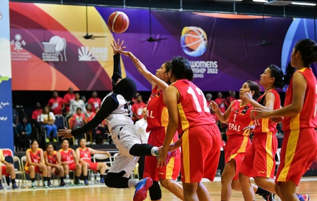 साबा महिला बास्केटबलमा नेपाल उपविजेता